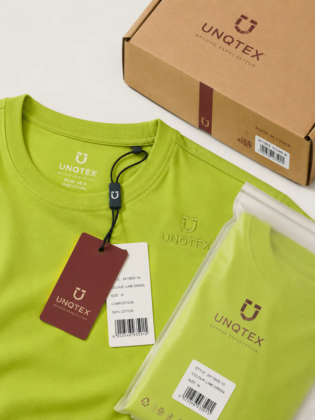 Garment labels, hangtag, barcode, packaging and carton marks