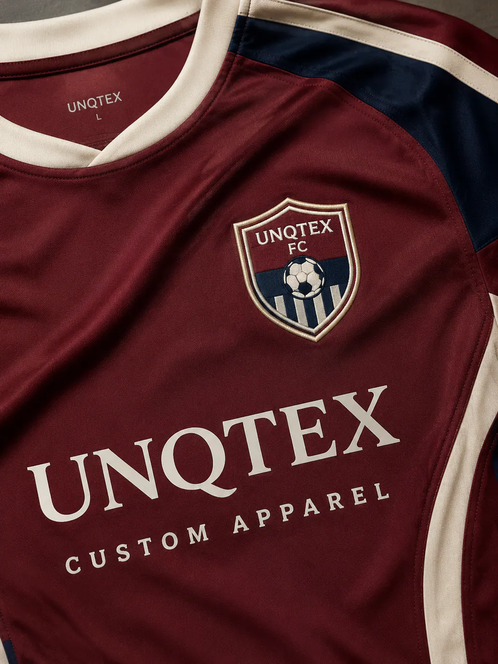 Crest and sponsor artwork detail